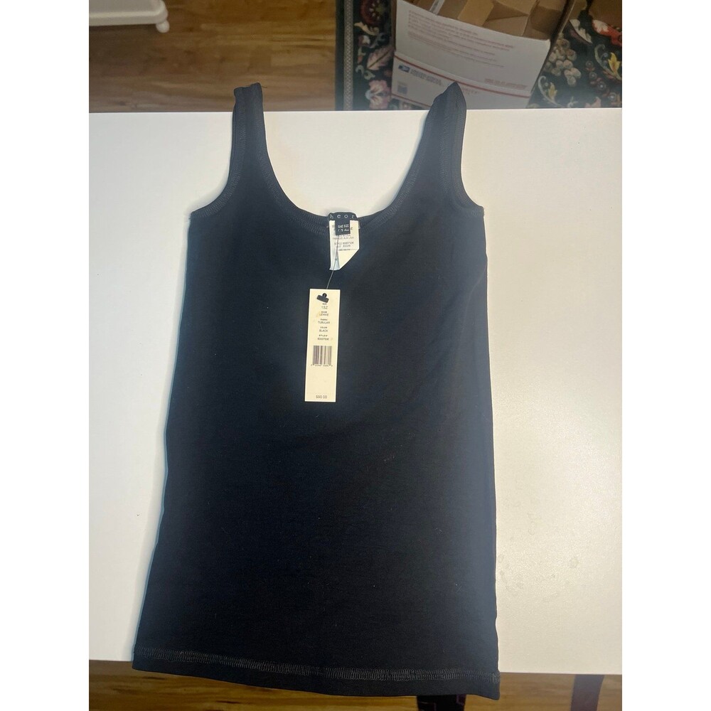 Theory black Lennie tank 1 size fits all NWT